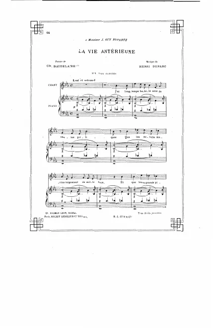 Complete Score (high voice, in )