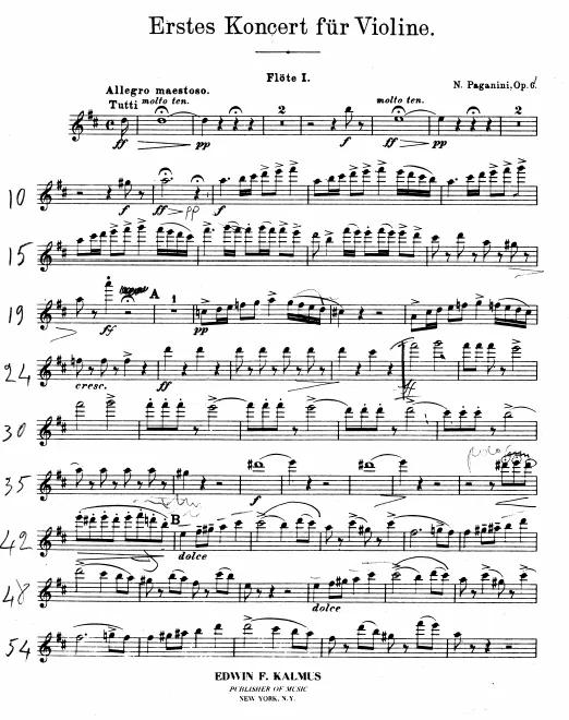 Flute 1, 2