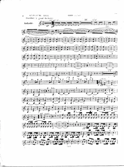 Horn 1/2 (G), 3/4 (E)