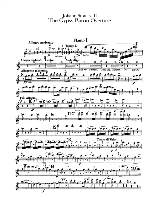 Flute 1, 2/Piccolo