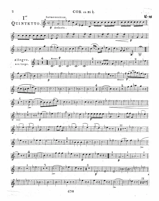 Horn (E)