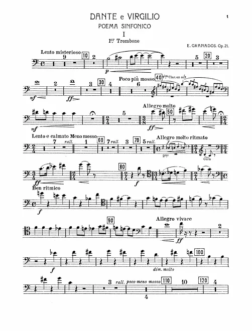 Trombone 1, 2, 3, Bass Trombone