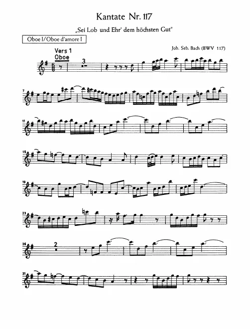 Oboe/Oboe d'amore 1, 2