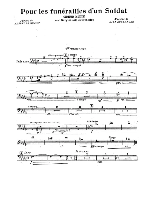 Trombone 1, 2, 3, Tuba