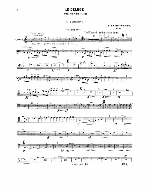 Trombone 1, 2, 3, 6 Valve Trombone 1/2