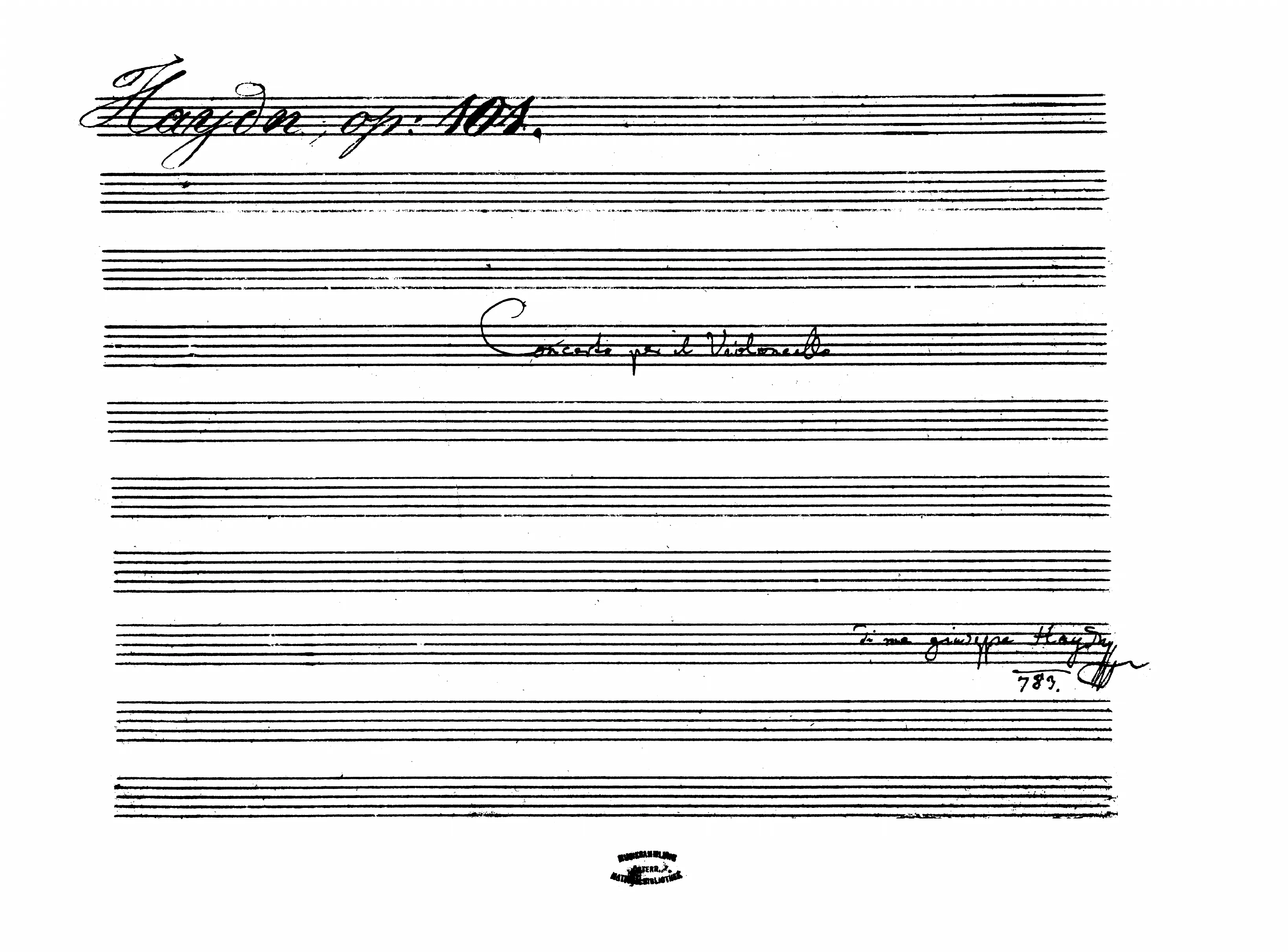 Complete Score (monochrome)