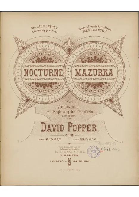 Complete Score and Cello Part