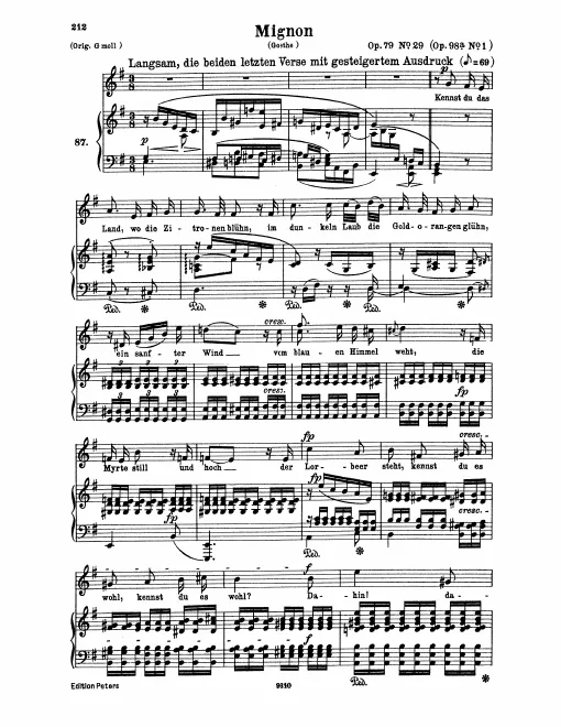 Complete Score (medium voice)