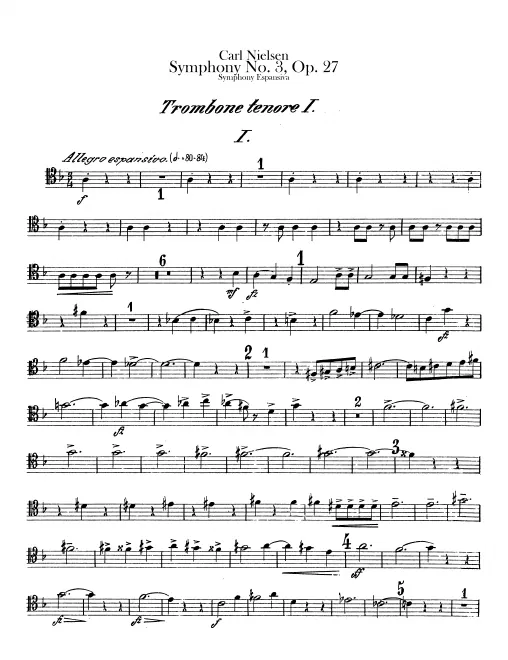 Trombone 1, 2, 3, Tuba