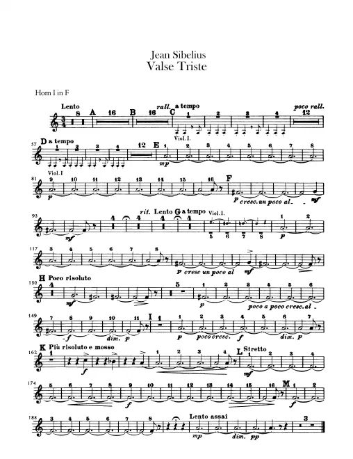 Horn 1, 2 (F)