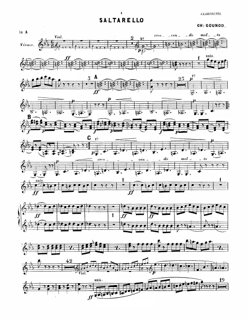 Clarinet 1/2 (A)