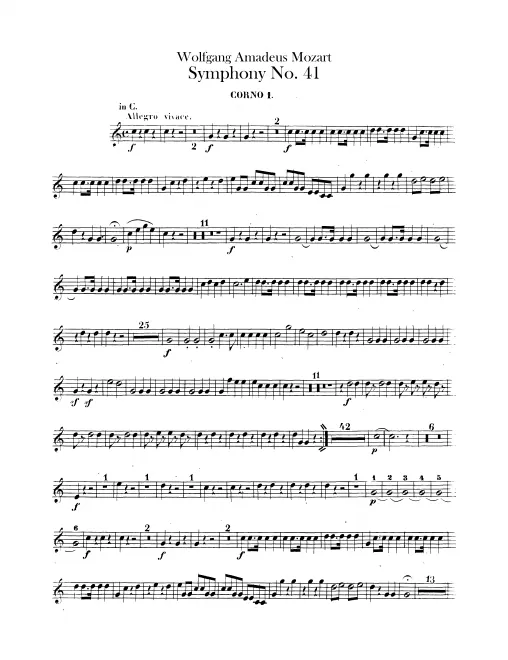 Horn 1, 2 (C, F)