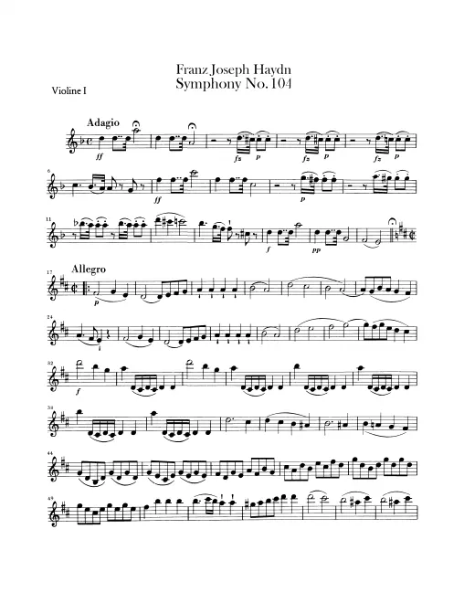 Violins I
