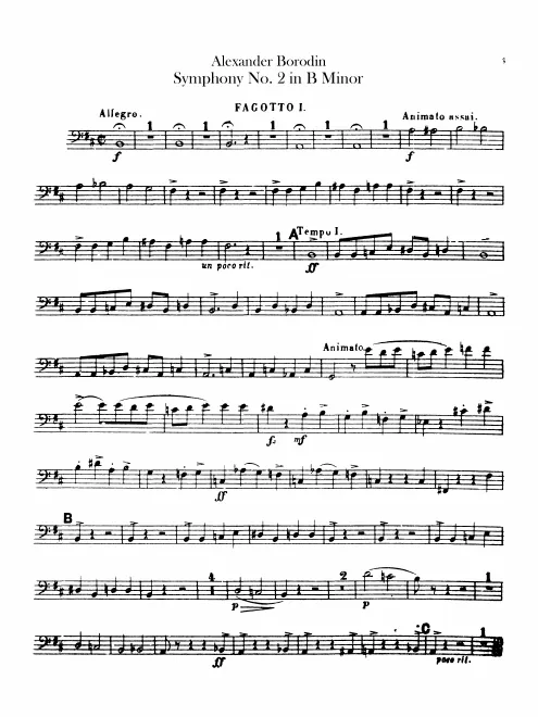 Bassoon 1, 2