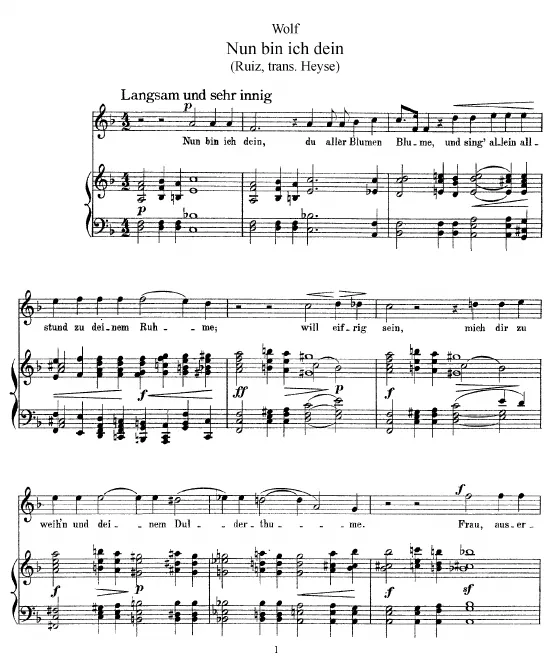 Part 1: Geistliche Lieder (Sacred Songs)