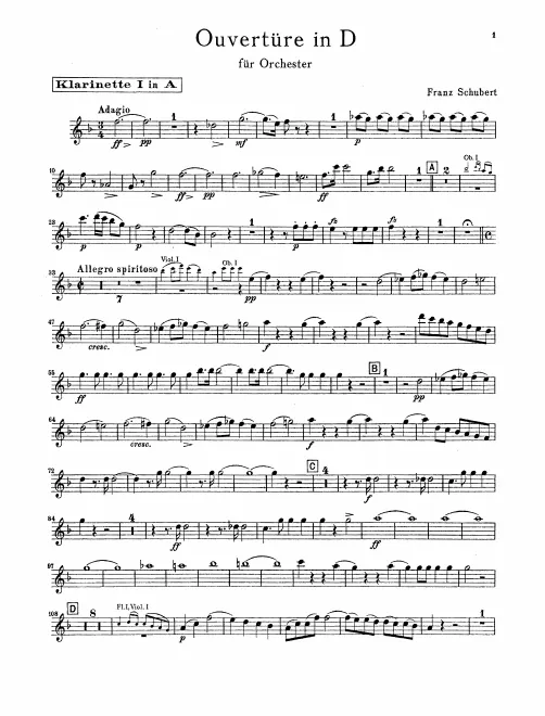 Clarinet 1, 2 (A)