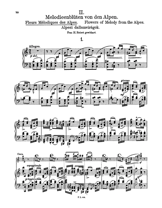 Complete Score (Book II, S.156/8–16)