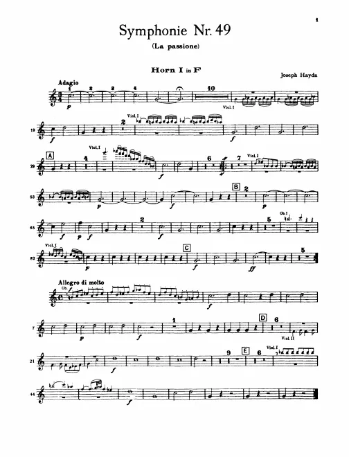 Horn 1, 2 (F)