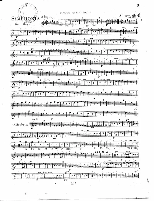 Horn 1, 2 (G)