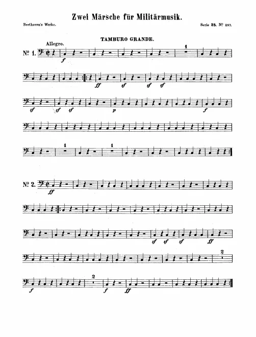 Bass Drum, Snare Drum