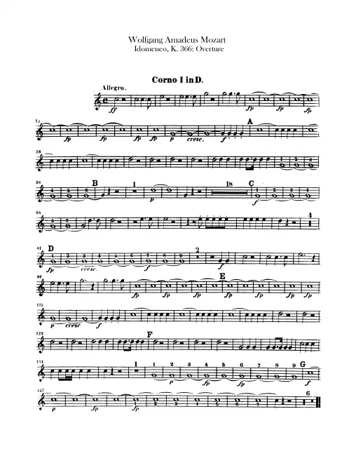 Horn 1, 2 (D)