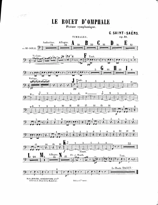 Timpani, Triangle/Cymbals/Bass Drum