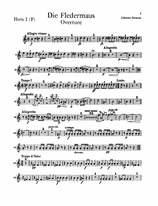 Horn 1 (F)
