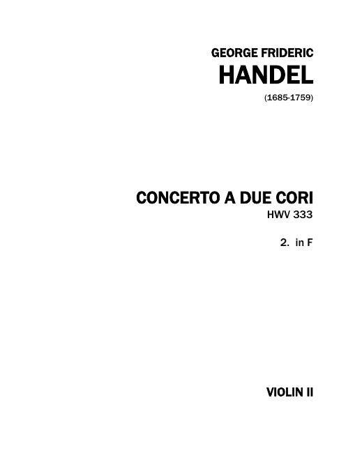 Violins II
