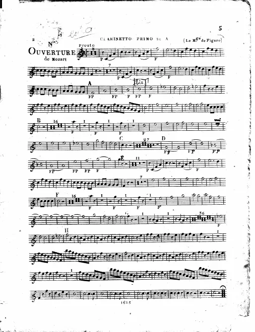 Clarinet 1, 2 (A)