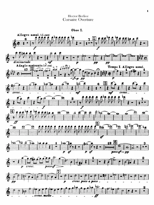 Oboe 1, 2