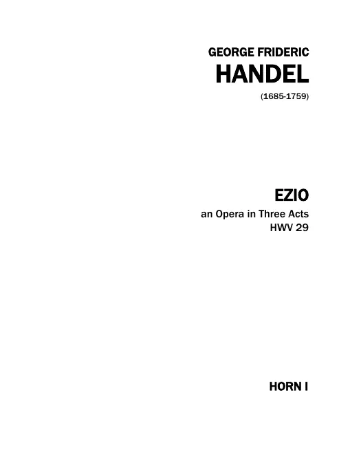 Horn 1 (F)