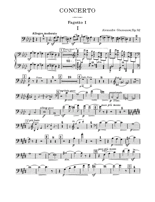 Bassoon 1, 2