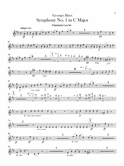 Clarinet 1, 2 (B)