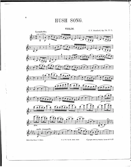 5. Hush Song