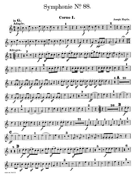 Horn 1 (G/D)