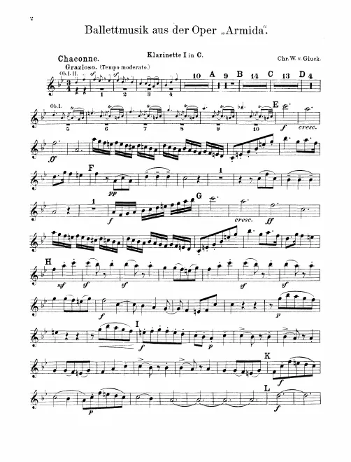 Clarinet 1, 2 (C)