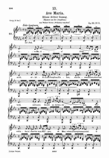 Complete Score (low voice, in )