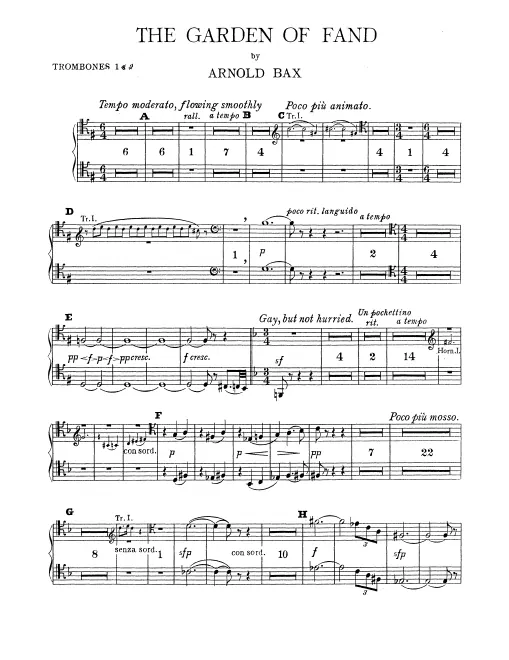 Trombone 1/2, 3, Tuba