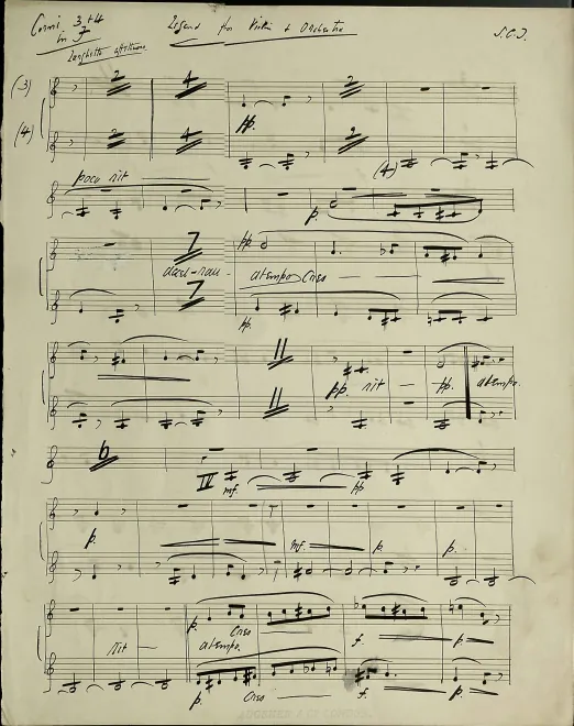 Horns 3, 4 (F)