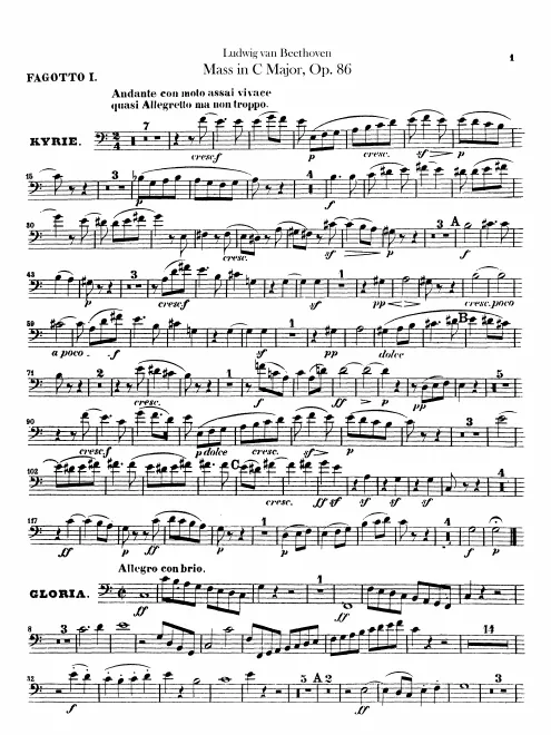 Bassoon 1, 2