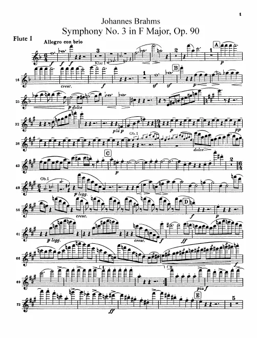 Flute 1, 2