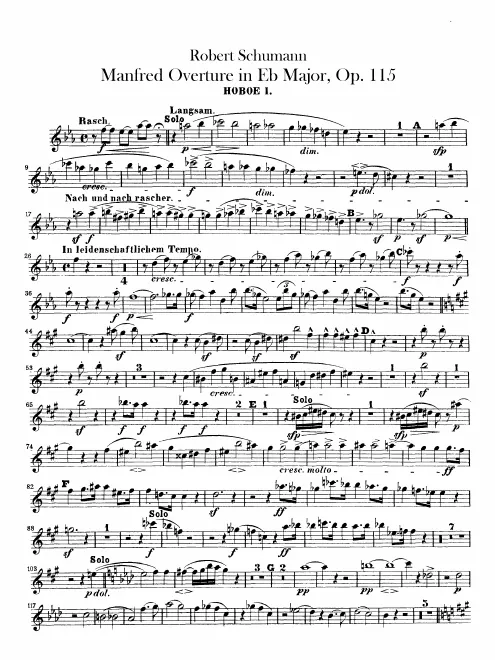 Oboe 1, 2