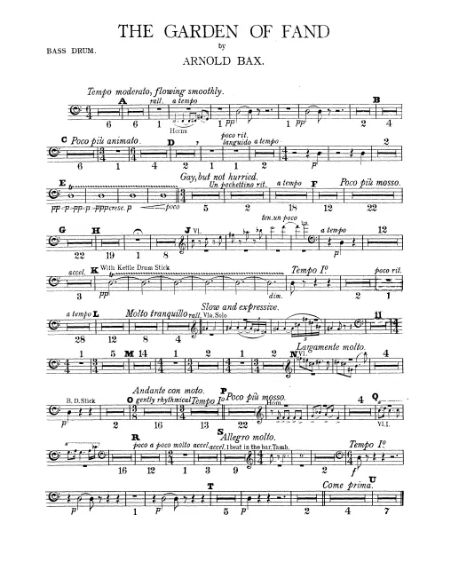 Bass Drum, Cymbals, Tambourine, Glockenspiel