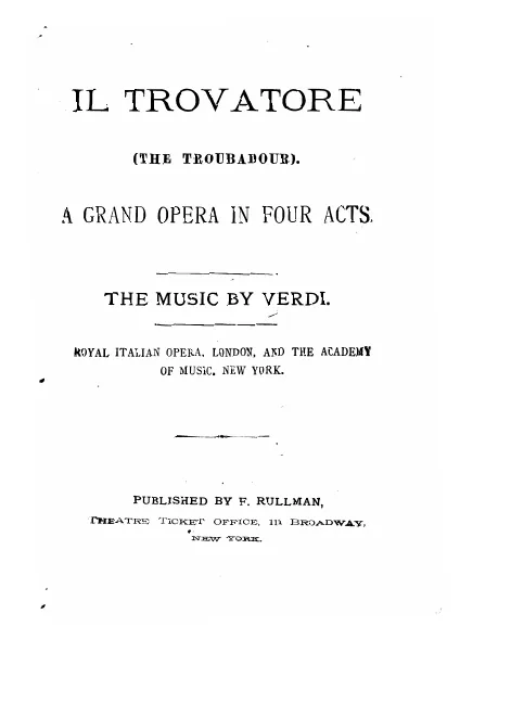 Complete Libretto