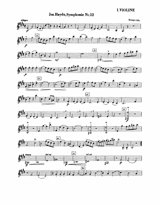 Violins I
