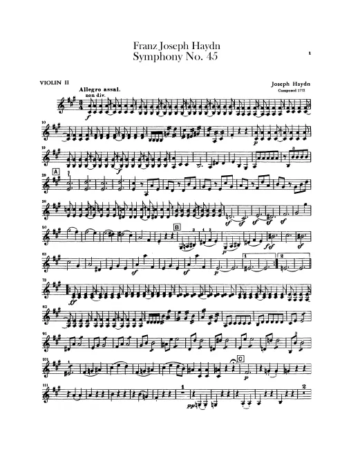 Violins II