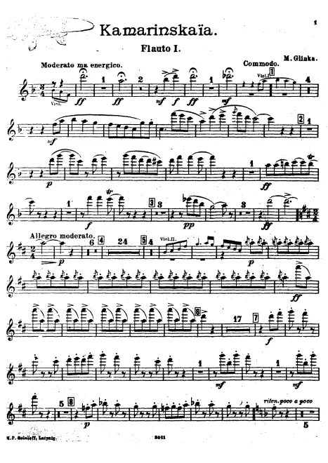 Flute 1, 2