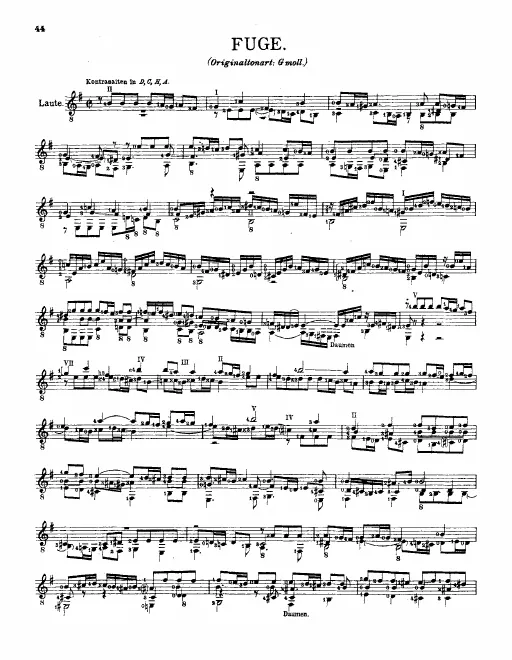Complete Score (E minor)