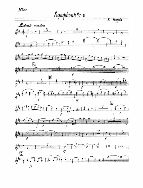 Oboe 1, 2