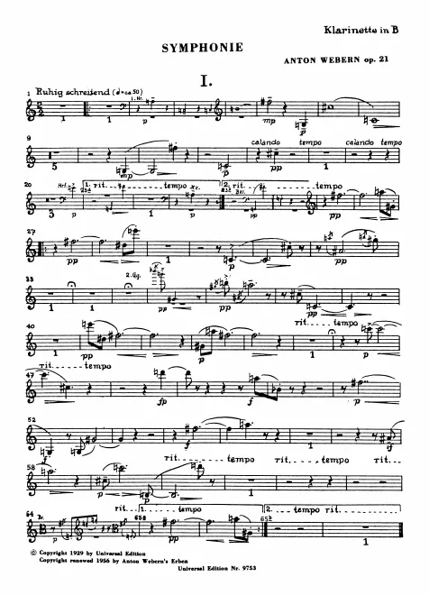 Clarinet (B♭), Bass Clarinet (B♭)